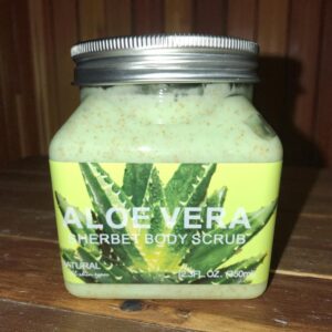 Sherbet Aloe Vera Body Scrub All Skin Types, Aloe Vera